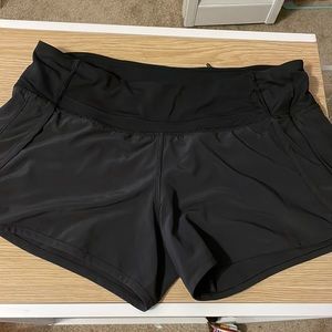 Black lululemon shorts, have been used before, there a large
